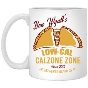 Ben Wyatt’s Low Cal Calzone Zone White Mug