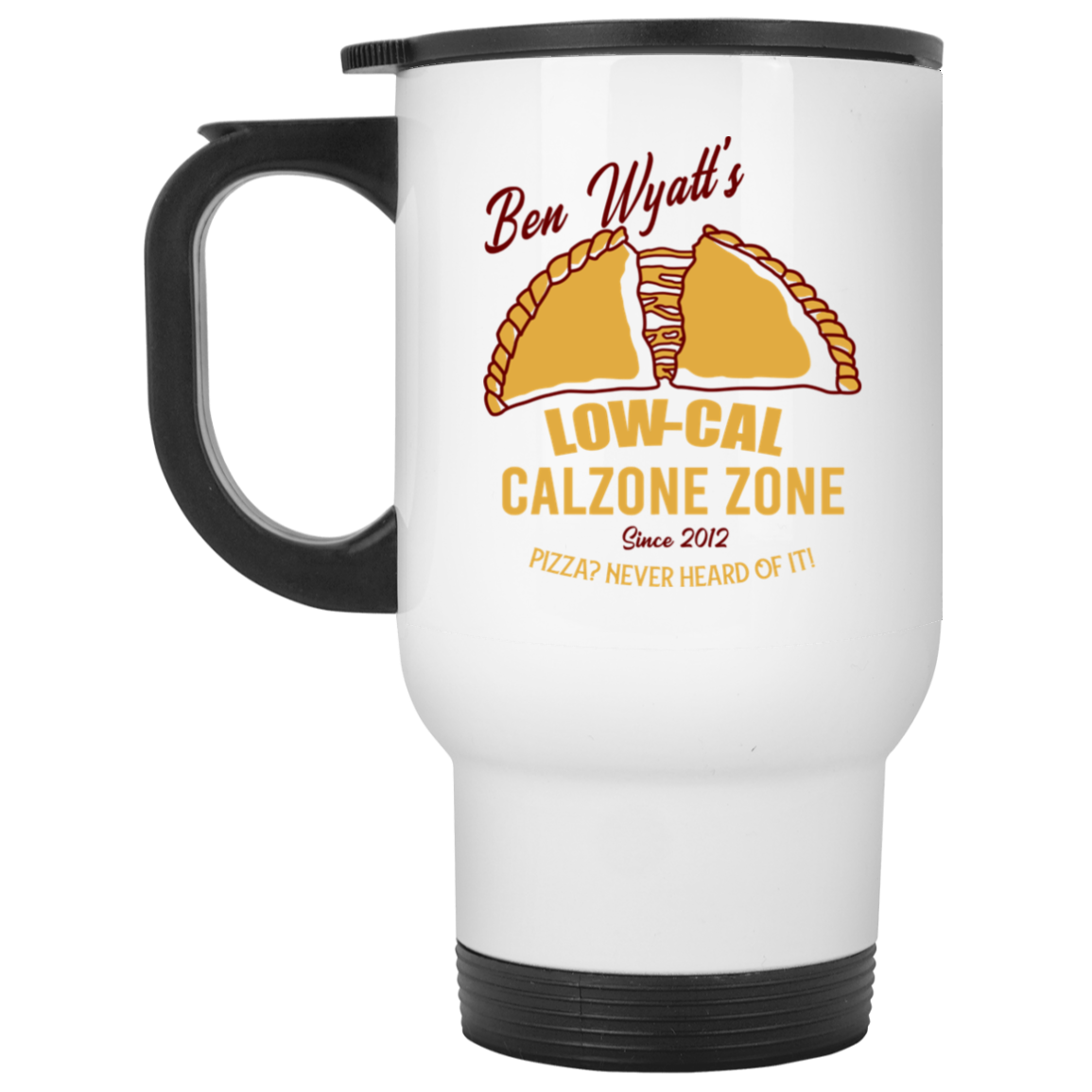 Ben Wyatt’s Low Cal Calzone Zone White Mug Ben Wyatt’s Low Cal Calzone Zone White Mug