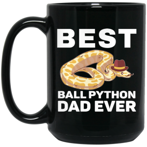 Best Ball Python Dad Beard Mustache Pet Snake Mug