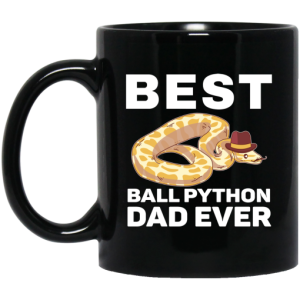 Best Ball Python Dad Beard Mustache Pet Snake Mug 3