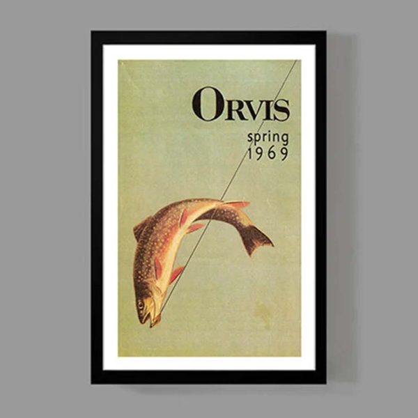 Best Vintage Fishing Orvis Spring 1969 Poster