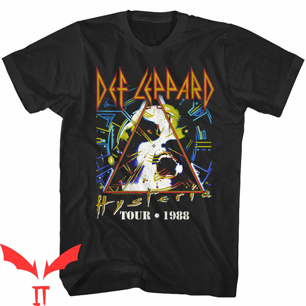 Big And Tall Band T-Shirt Def Leppard Hysteria 1988 Big And Tall Band T-Shirt Def Leppard Hysteria 1988