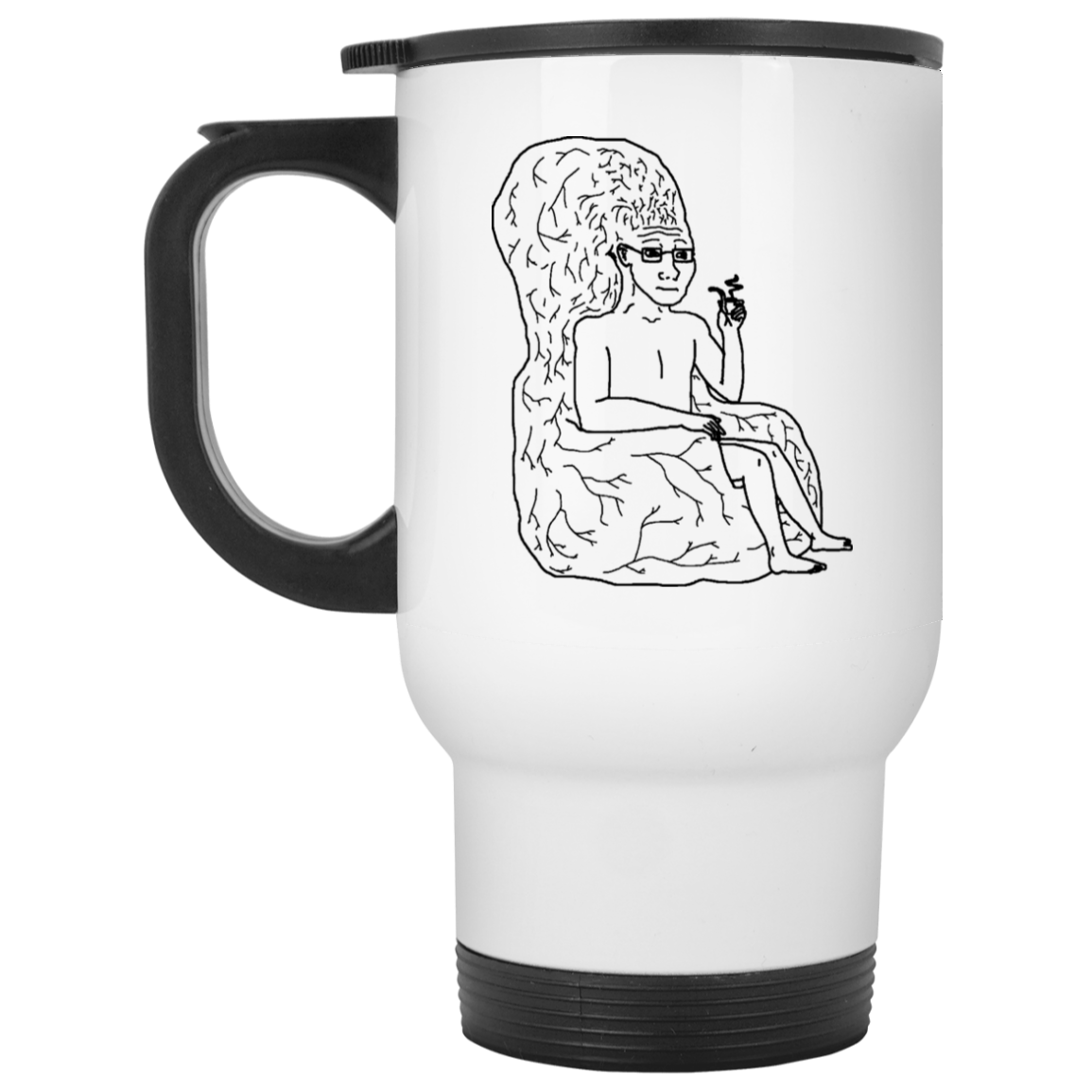 Big Brain Wojak Mug Big Brain Wojak Mug