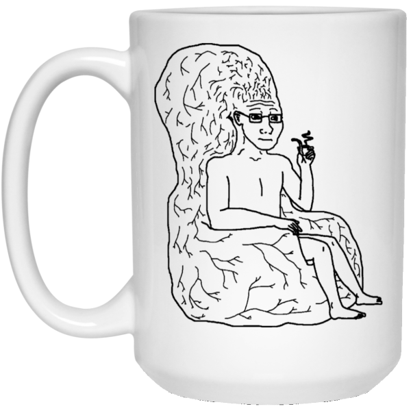 Big Brain Wojak Mug