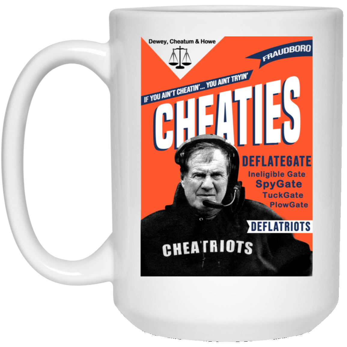 Bill Belichick ‘Cheaties’ Mug Bill Belichick ‘Cheaties’ Mug
