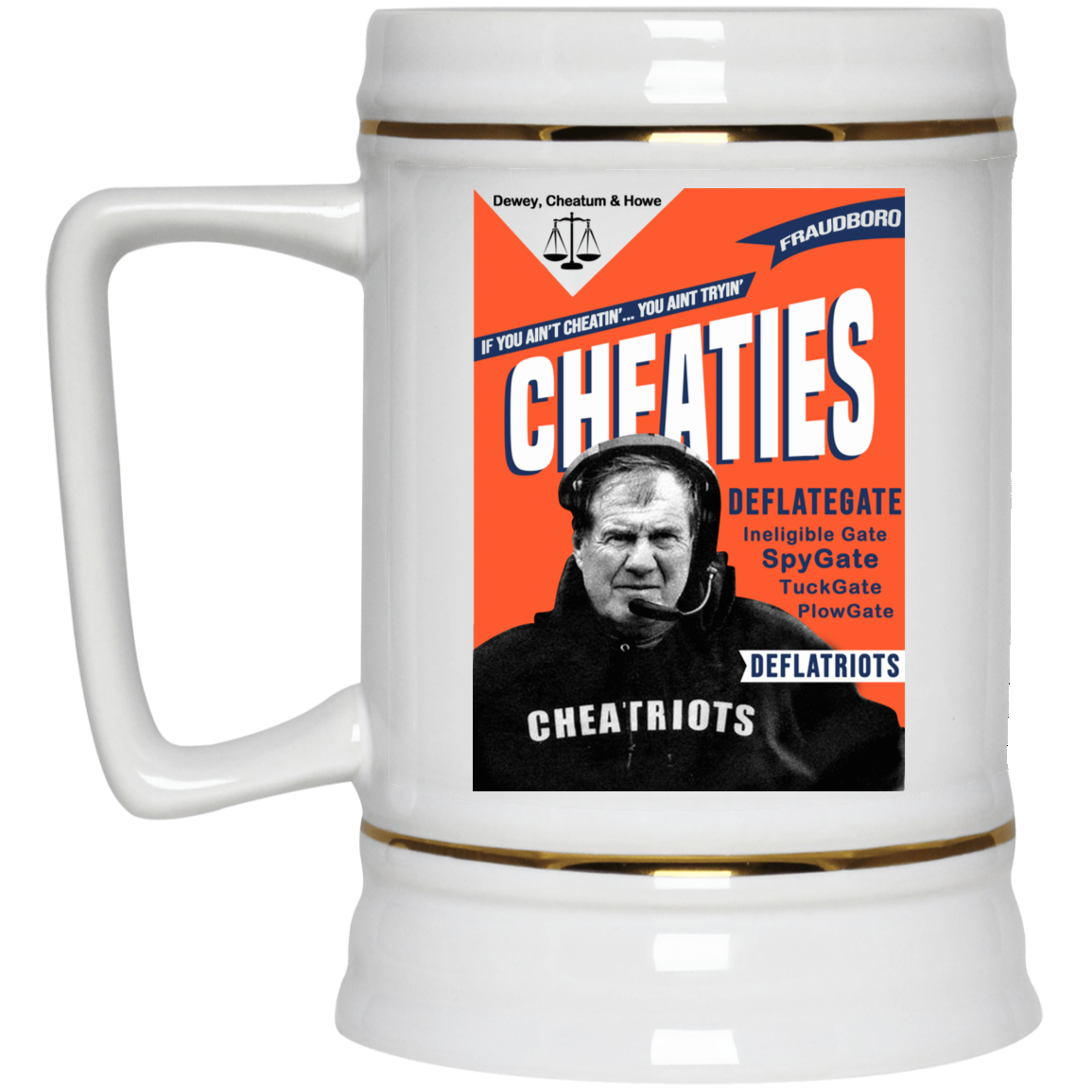 Bill Belichick ‘Cheaties’ Mug Bill Belichick ‘Cheaties’ Mug