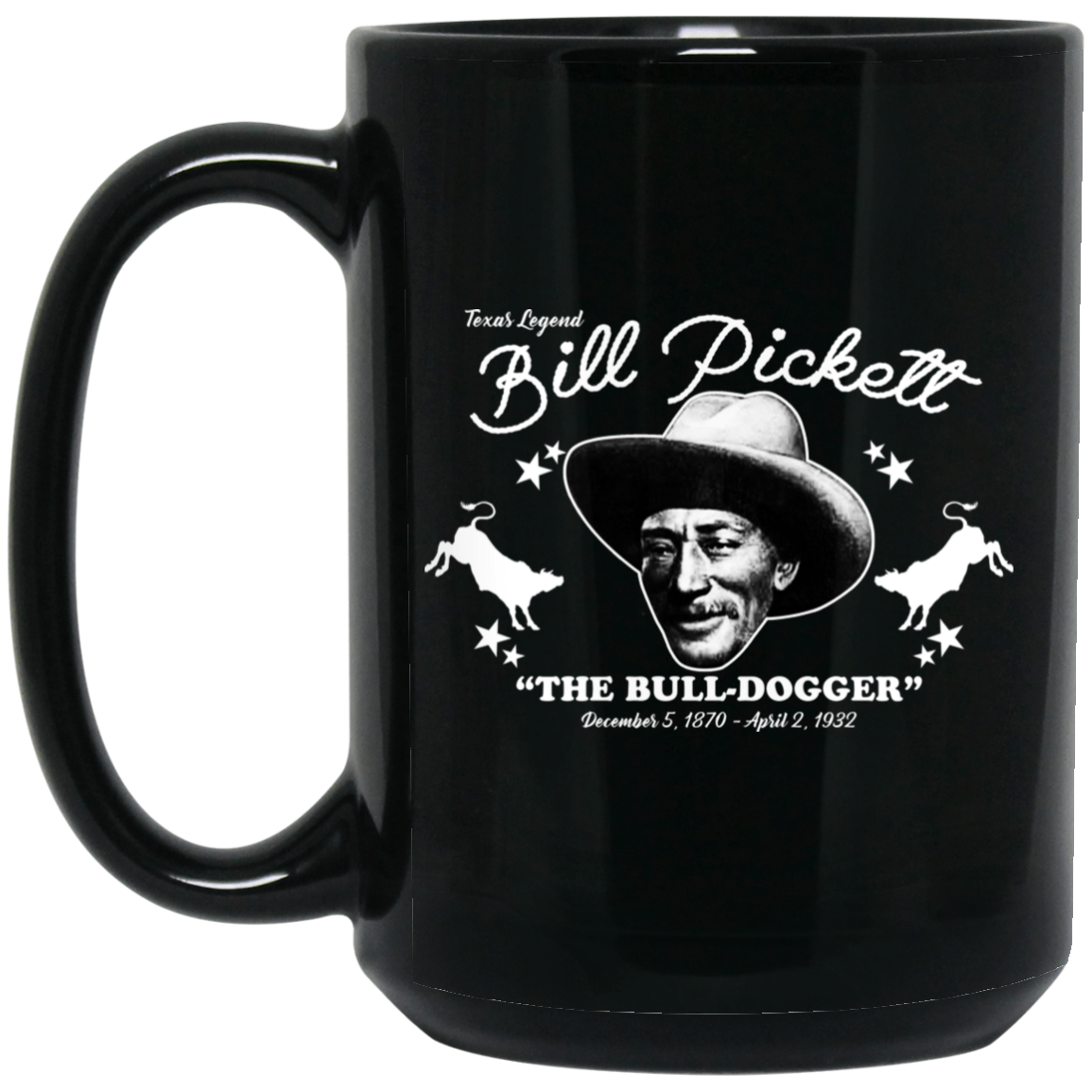 Bill Pickett The Bull-Dogger Mug Bill Pickett The Bull-Dogger Mug