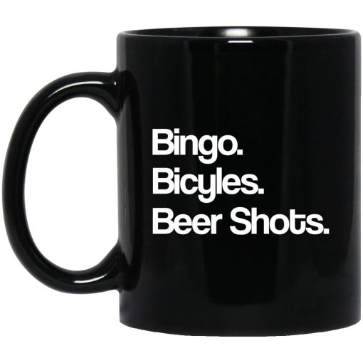 Bingo Bicycles Beer Shots Mug Bingo Bicycles Beer Shots Mug