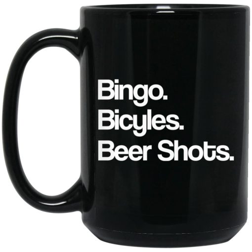 Bingo Bicycles Beer Shots Mug Bingo Bicycles Beer Shots Mug