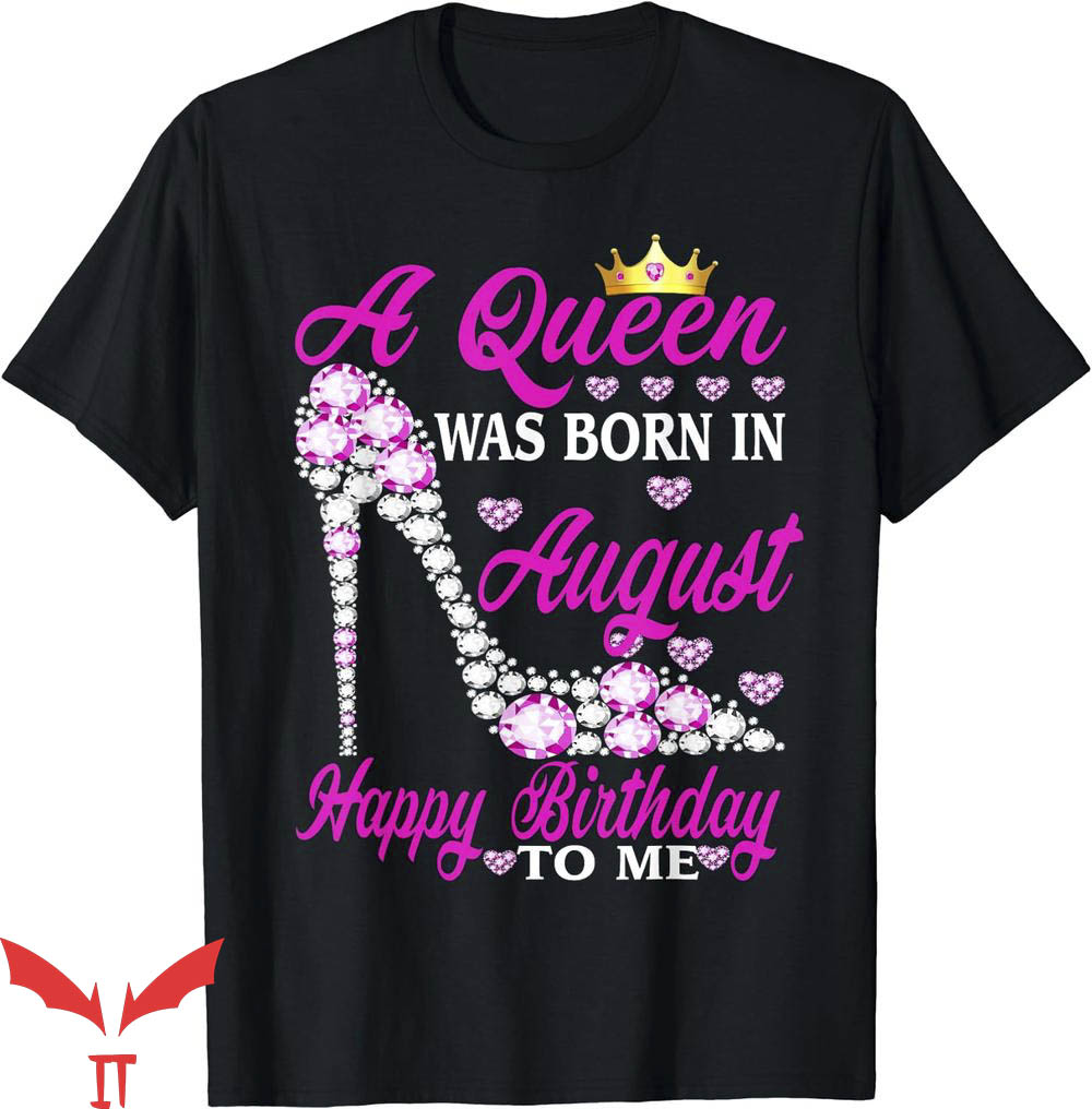 Birthday Queen T-Shirt Birthday To Me High Heel Tee Birthday