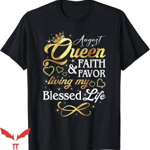 Birthday Queen T-Shirt My Blessed Life Queen Crown Birthday