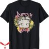 Black Betty Boop T-Shirt Betty Boop Flower Graffiti T-Shirt