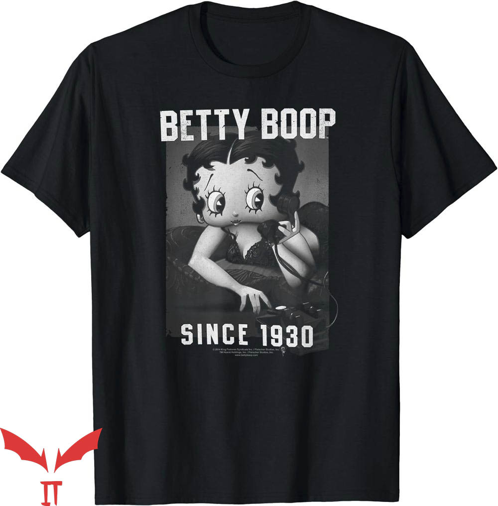 Black Betty Boop T-Shirt On The Line T-Shirt Trending Black Betty Boop T-Shirt On The Line T-Shirt Trending