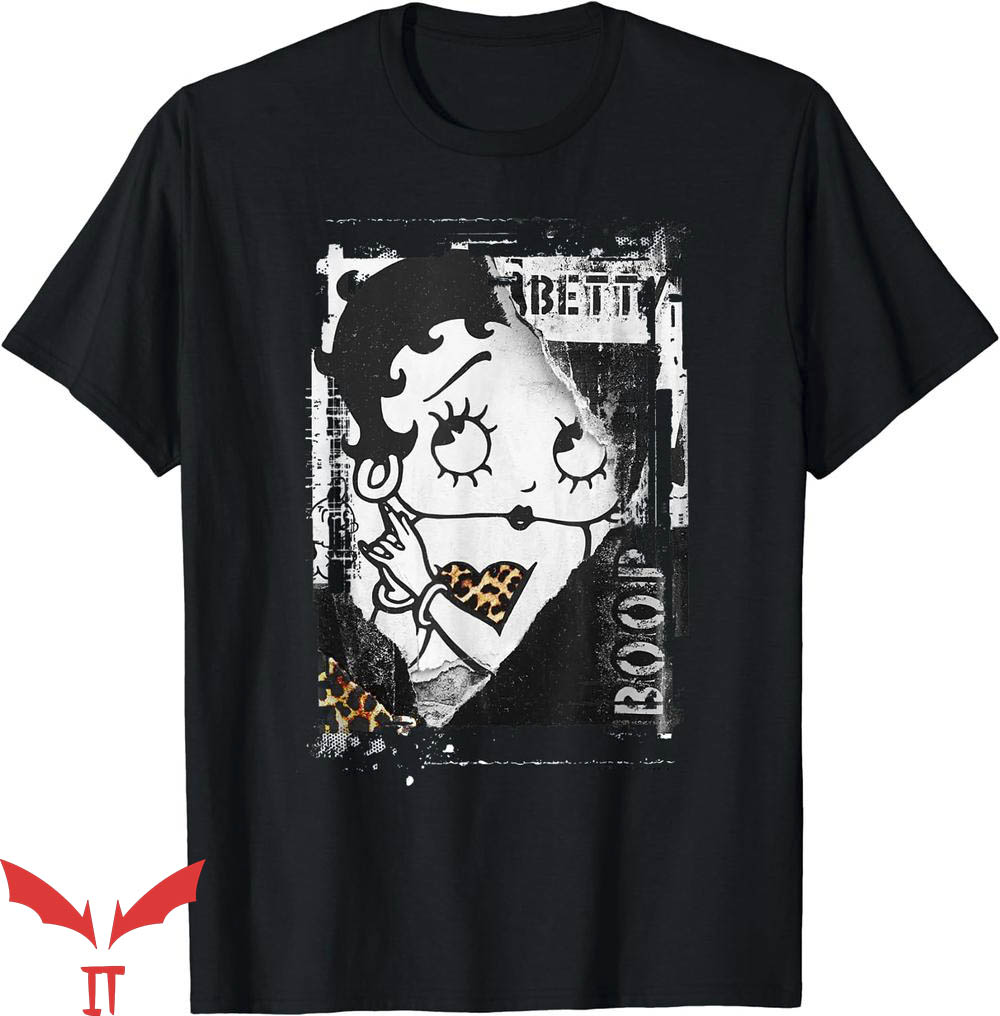 Black Betty Boop T-Shirt Rock Vintage Stamp Poster Trending Black Betty Boop T-Shirt Rock Vintage Stamp Poster Trending