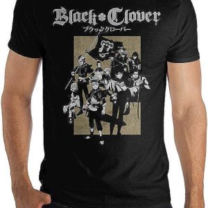 Black Clover T-Shirt Black Clover Manga Anime