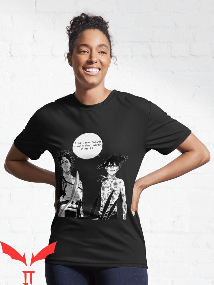Black Clover T-Shirt Shall We Have Some Fun With Him Black Clover T-Shirt Shall We Have Some Fun With Him