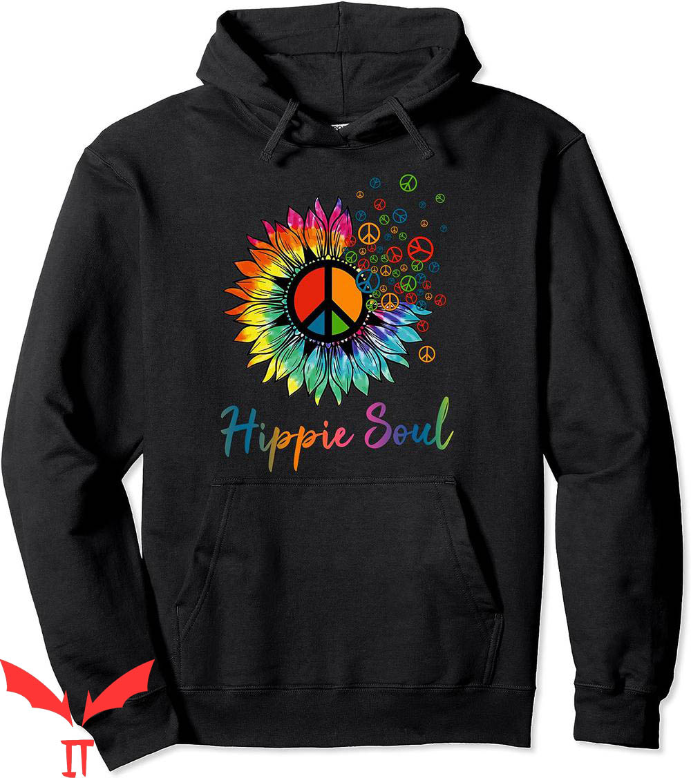 Blue Souls Hoodie Daisy Peace Hippie Retro Flower Lovers Blue Souls Hoodie Daisy Peace Hippie Retro Flower Lovers