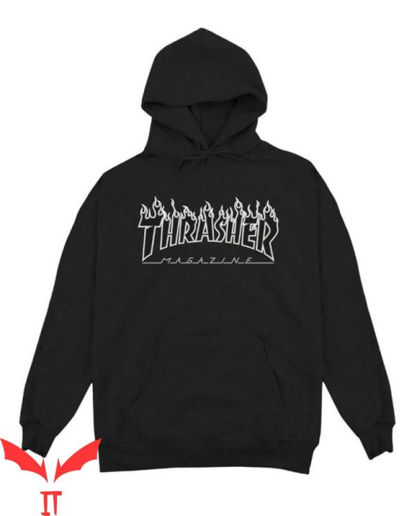 Blue Trasher Hoodie Thrasher Patriot Hoodie