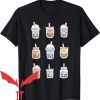 Boba Tea T-Shirt Anime Bubble Tea Pastel
