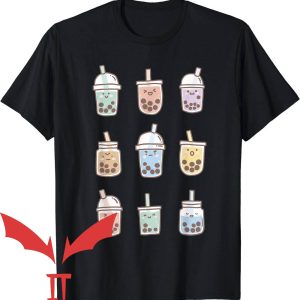Boba Tea T-Shirt Anime Bubble Tea Pastel