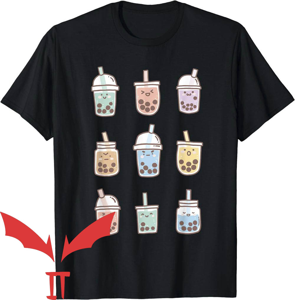 Boba Tea T-Shirt Anime Bubble Tea Pastel Boba Tea T-Shirt Anime Bubble Tea Pastel
