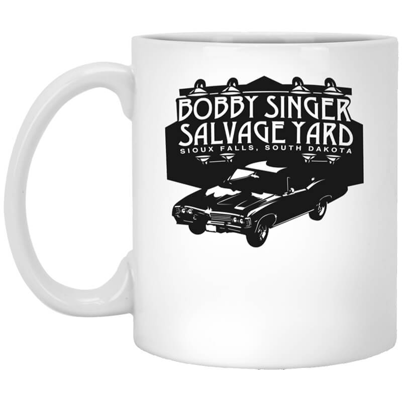 Bobby Singer Salvage Yard Sioux Falls South Dakota Mug Bobby Singer Salvage Yard Sioux Falls South Dakota Mug
