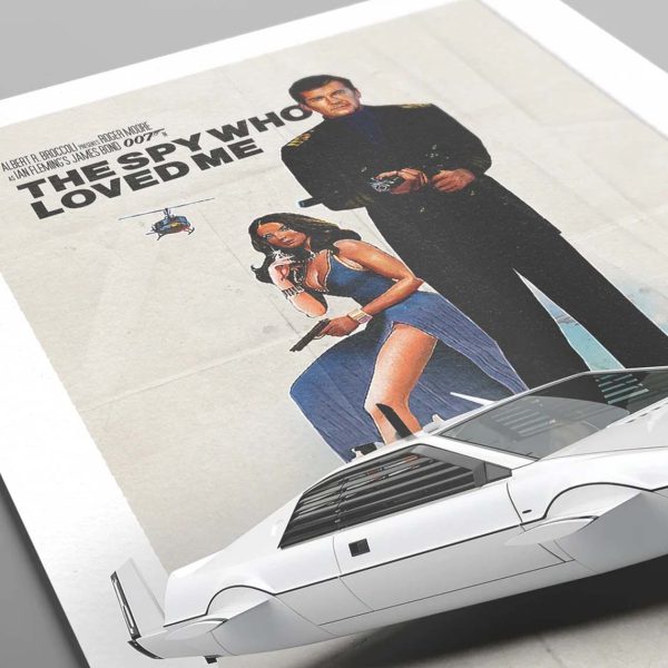 Bond Car The Spy Who Loved Me Poster