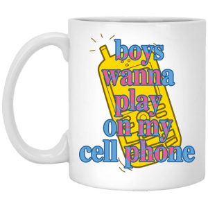 Boy Wanna Play On My Cell Phone Brockhampton White Mug