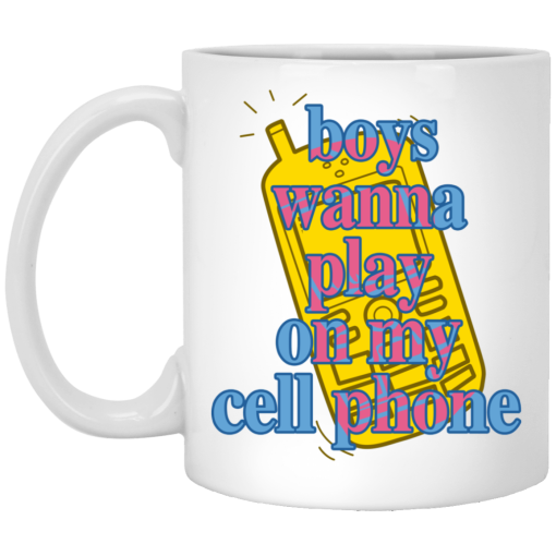 Boy Wanna Play On My Cell Phone Brockhampton White Mug Boy Wanna Play On My Cell Phone Brockhampton White Mug