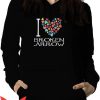 Broken Heart Hoodie I Love Broken Arrow Colorful Hearts