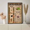 Camping Knowledge Canvas Poster