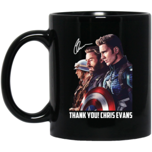 Captain America Thank You Chris Evans Signature Mug 3