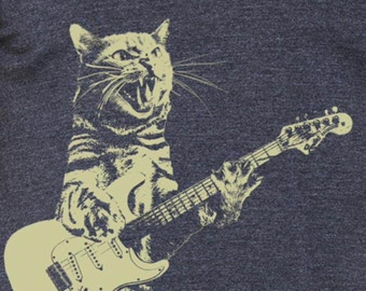 Cat Playing Guitar Shirt Funny Meme T-shirt - Apparel, Mug, Home Decor - Perfect Gift For Everyone Cat Playing Guitar Shirt Funny Meme T-shirt - Apparel, Mug, Home Decor - Perfect Gift For Everyone