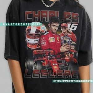 Charles Leclerc Racing Grand Prix Formula One F1 Vintage T-shirt For Sports Fans – Apparel, Mug, Home Decor – Perfect Gift For Everyone