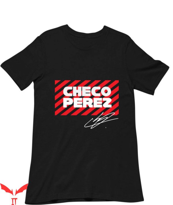 Checo Perez T-shirt Checo Formula 1 Car Racing T-shirt