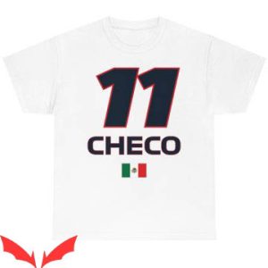 Checo Perez T-shirt Checo Perez 11 Rb18 F1 T-shirt
