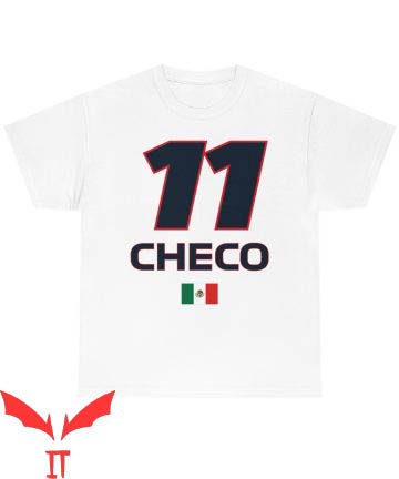 Checo Perez T-shirt Checo Perez 11 Rb18 F1 T-shirt
