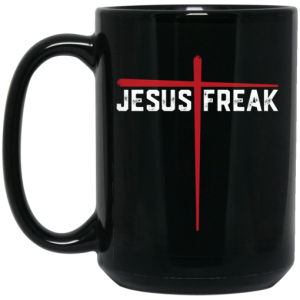Christian Jesus Freak Red Cross Mug 3