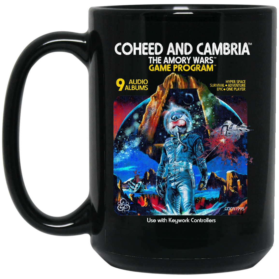 Coheed And Cambria The Amory Wars Game Program Mug Coheed And Cambria The Amory Wars Game Program Mug