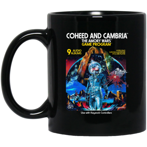 Coheed And Cambria The Amory Wars Game Program Mug Coheed And Cambria The Amory Wars Game Program Mug