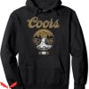 Coors Light Hoodie Classic Circle Waterfall Design Centered