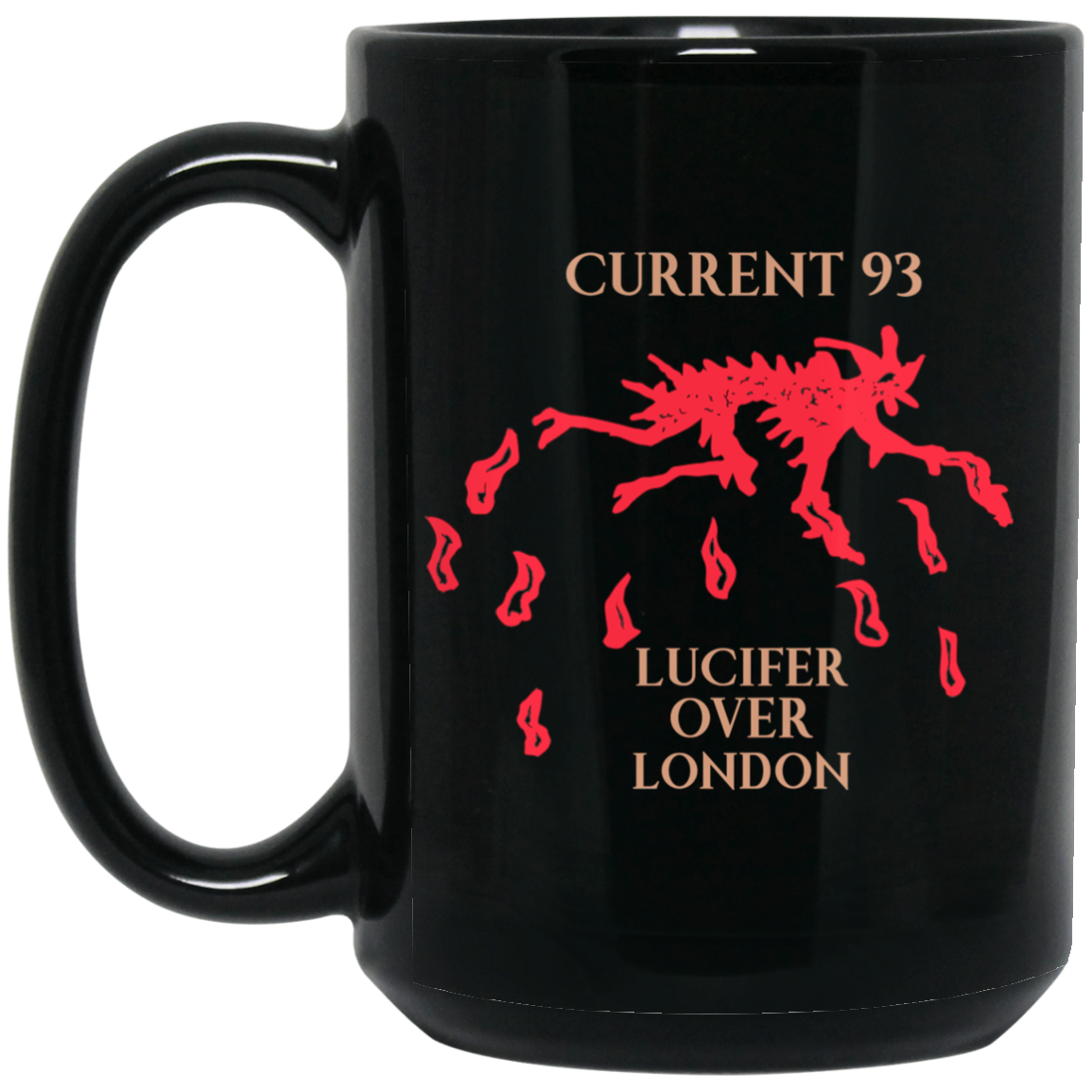 Current 93 Lucifer Over London Black Mug Current 93 Lucifer Over London Black Mug