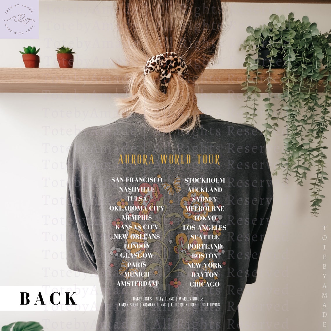 Daisy Jones And The Six Band Aurora World Tour Merch Shirt Two Side - Apparel, Mug, Home Decor - Perfect Gift For Everyone Daisy Jones And The Six Band Aurora World Tour Merch Shirt Two Side - Apparel, Mug, Home Decor - Perfect Gift For Everyone