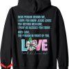 Dear Person Behind Me Hoodie I Hope You Know Jesus Loves You