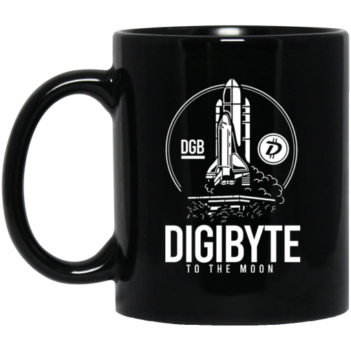 Digibyte To The Moon BTC DGB Bitcoin Crypto Mug Digibyte To The Moon BTC DGB Bitcoin Crypto Mug