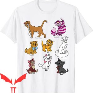 Disney Friends T-shirt Disney Mickey And Friends Cats Shirt