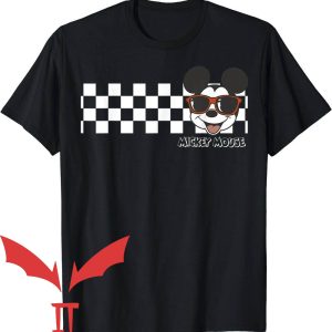 Disney Jersey T-Shirt Disney Checkerboard Stripe