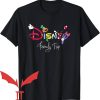 Disney Jersey T-Shirt Disney Mickey Friends Character Letters