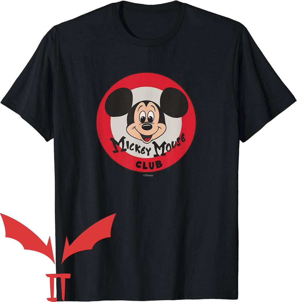 Disney Jersey T-Shirt Disney Mickey Mouse Club Logo Disney Jersey T-Shirt Disney Mickey Mouse Club Logo