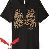 Disney Jersey T-Shirt Disney Minnie Mouse Leopard